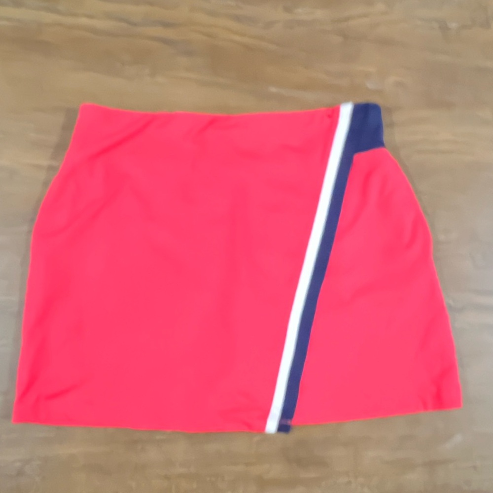 Callaway women’s color block wrap skort salmon color size M